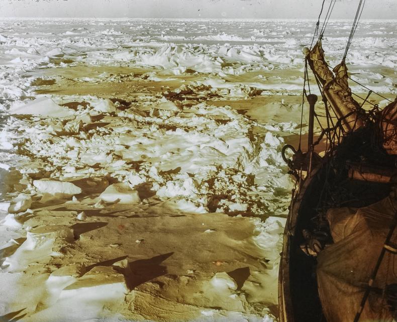 Shackletons Südpolexpedition, Lantern Slide No. 13