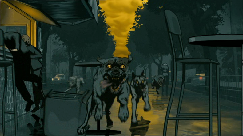 Imaginary dogs and remembered war – linked through the use of the same beat: WALTZ WITH BASHIR, Ari Folman, ISR/F/D/USA/FIN/CHE/BEL/AUS 2008