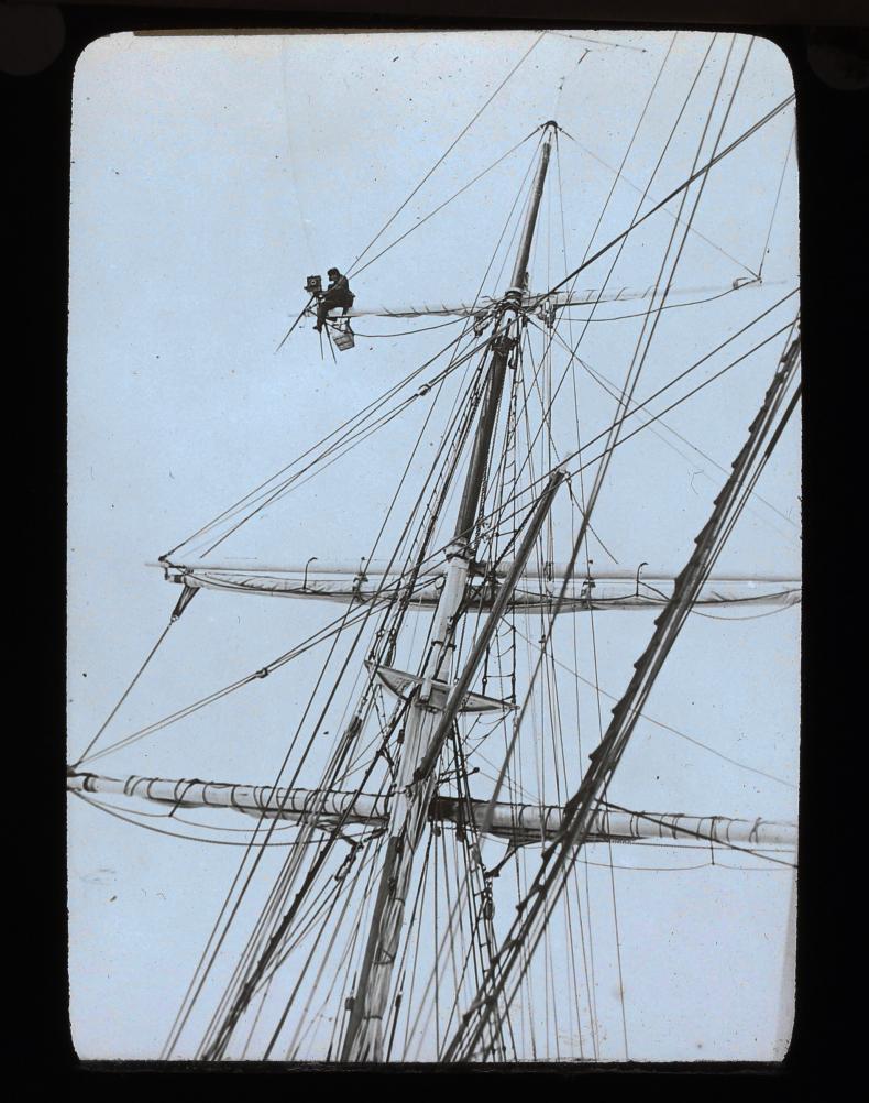 Shackletons Südpolexpedition, Lantern Slide No. 14